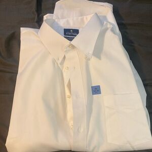 Stafford NWOT 20 34-35 white Oxford TD dress shirt